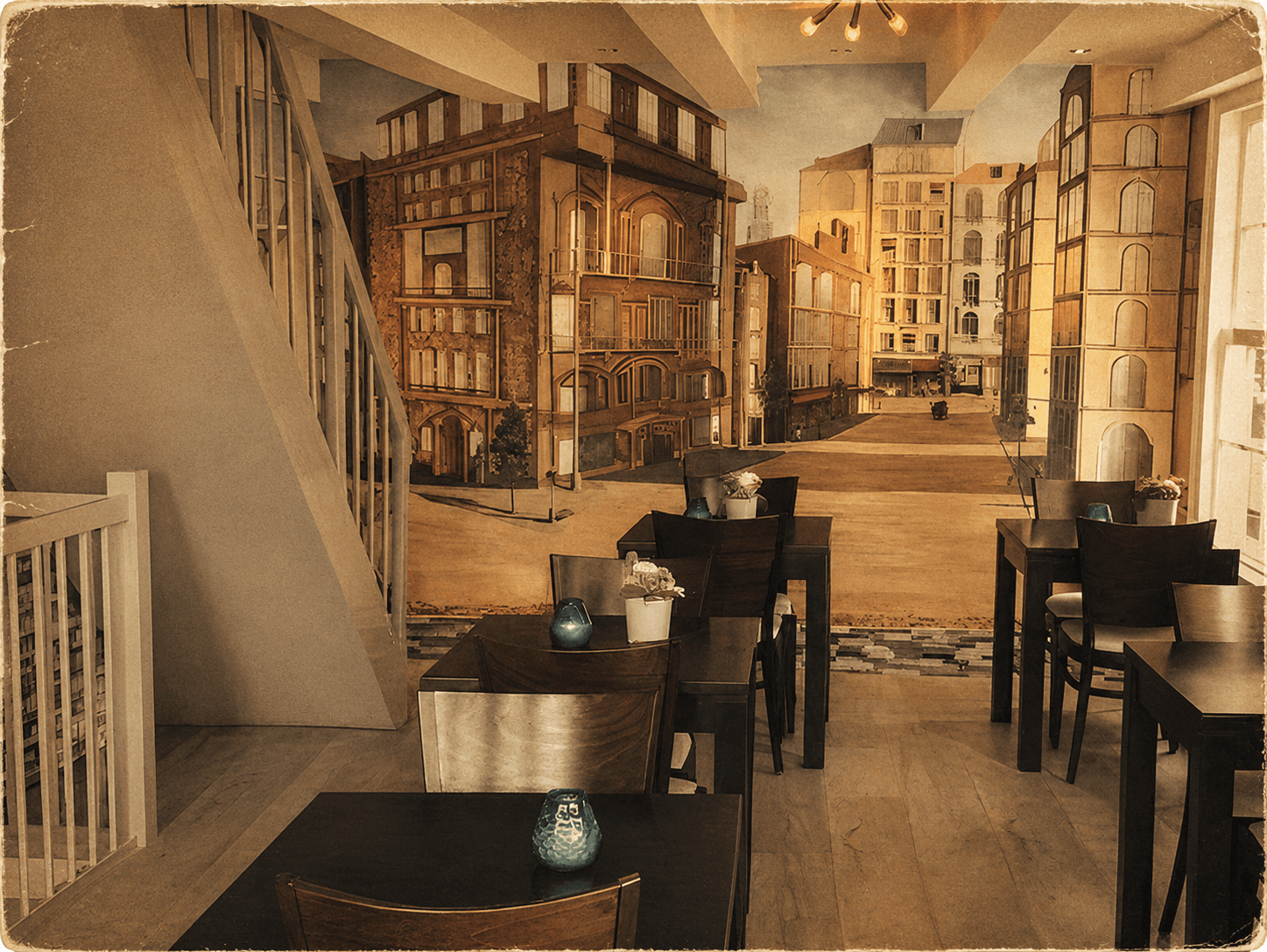 Het interieur van Maciotto in Leiden